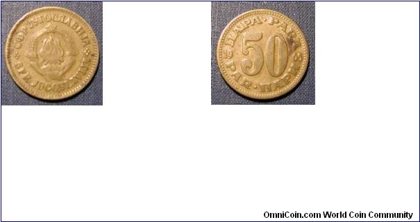 1965 Yugoslavia 50 Para