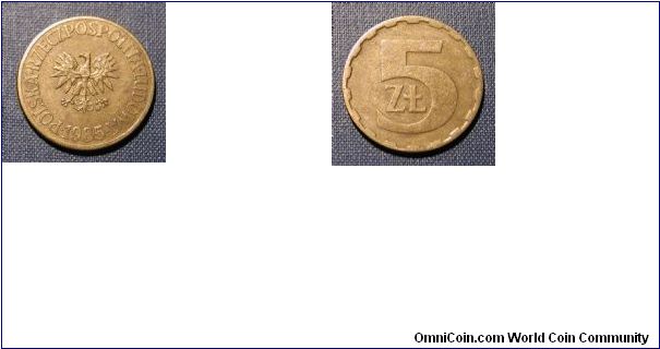 1985 Poland 5 Zloty