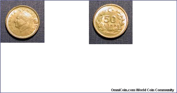 1989 Turkey 50 Lira