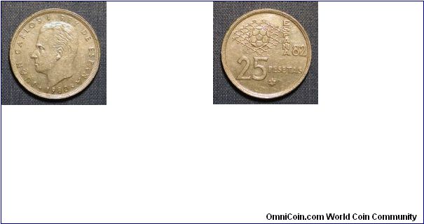 1980 Spain 25 Pesetas