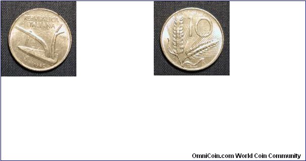 1980 Italy 10 Centimes