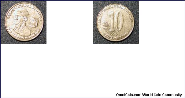 2000 Ecuador 10 Centavos