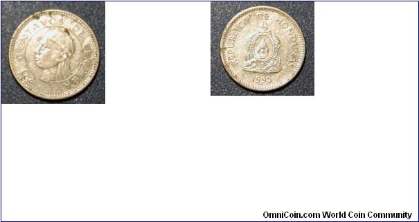 1995 Honduras 20 Centavos