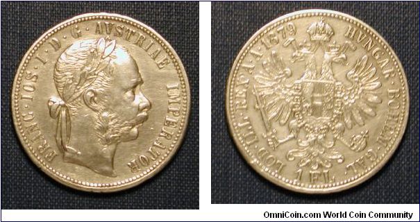 1879 Austria 1 Florin