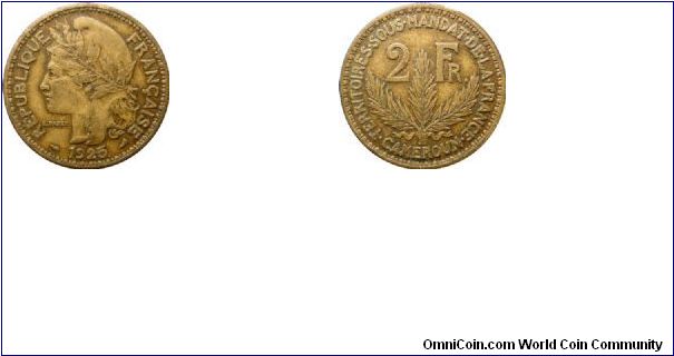 2 francs, 1925
