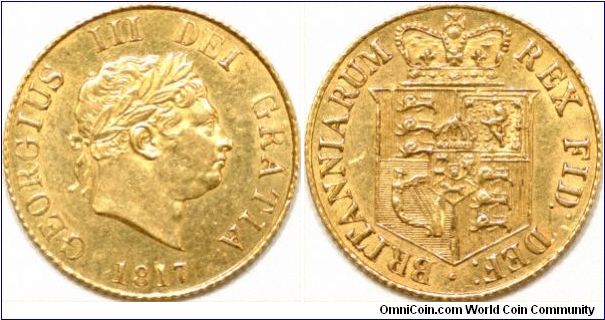 George III half sovereign.
Images copyright Chard