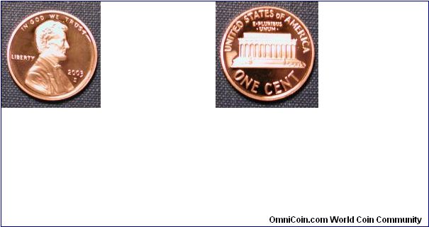 2003-S Lincoln Memorial Cent Proof
