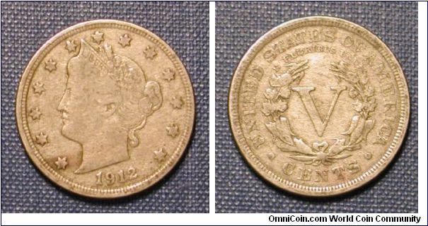 1912 Liberty V Nickel