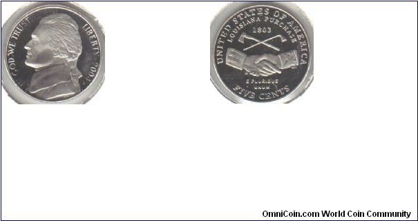 2004-S Jefferson Nickel Louisiana Purchase