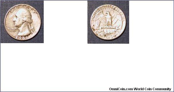 1961-D Washington Quarter