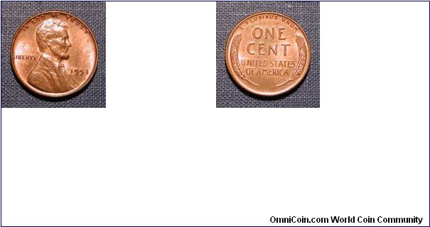 1953 Lincoln Wheat Cent