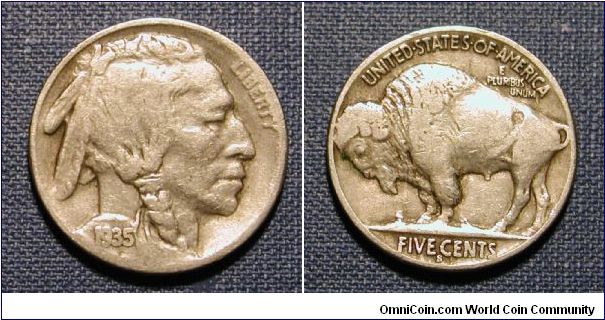 1935-S Buffalo Nickel