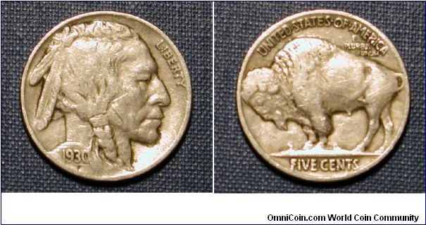 1930 Buffalo Nickel