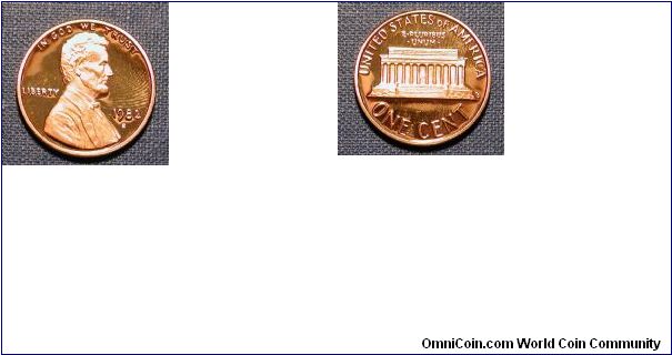 1982-S Lincoln Memorial Cent Proof
