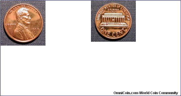1969-S Lincoln Memorial Cent Proof