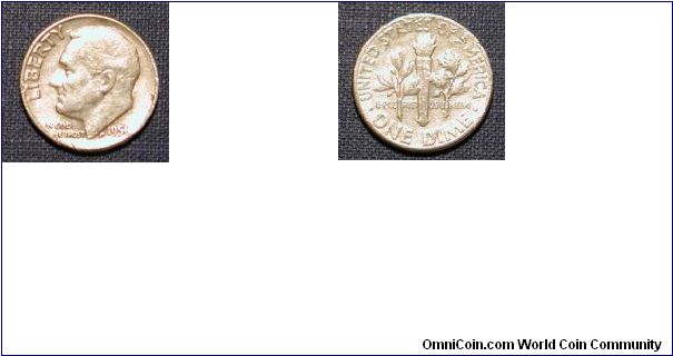 1956 Roosevelt Dime