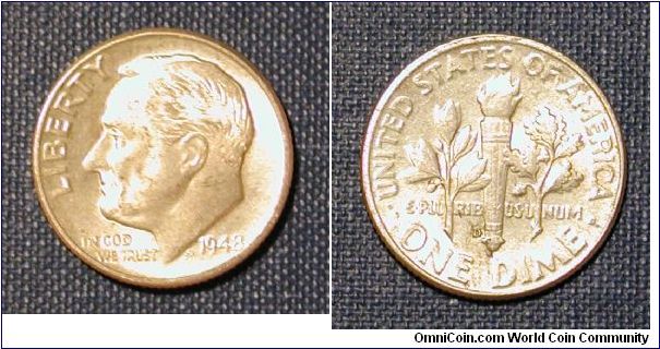 1948-D Roosevelt Dime