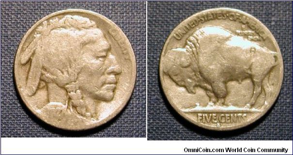 1927-S Buffalo Nickel