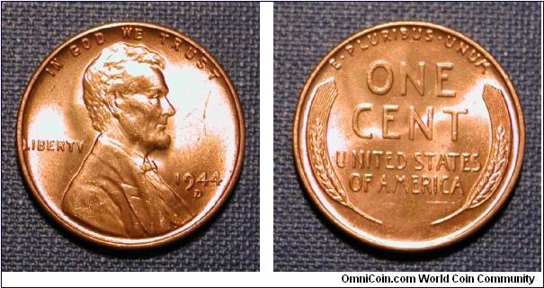 1944D Lincoln Wheat Cent