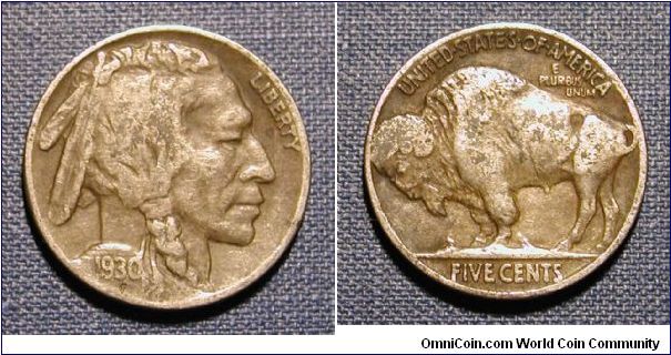 1930 Buffalo Nickel