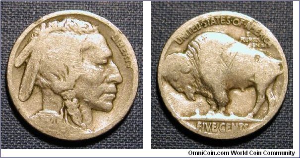 1920 Buffalo Nickel