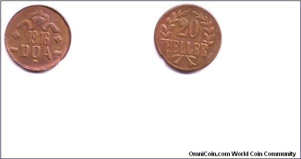 GERMAN EAST AFRICA

KM#15a B/B
die error as usual with these coins
