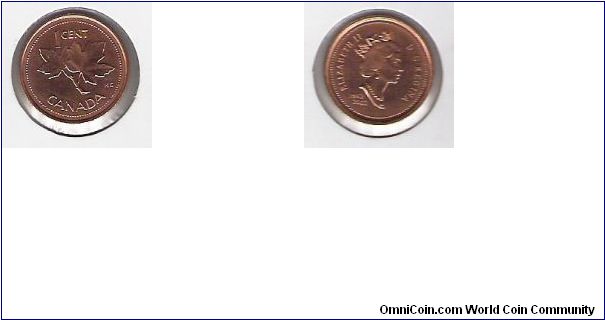 Canada 1 cent 2002