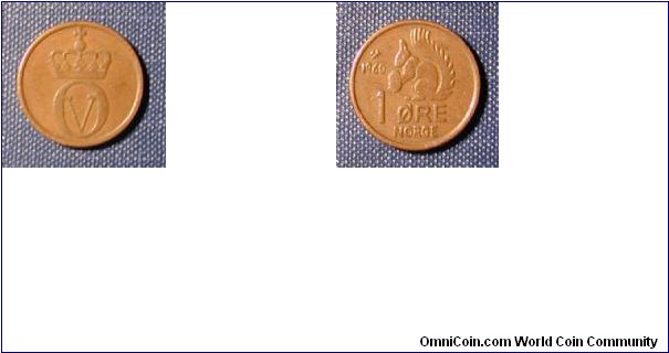 1960 Norway 1 Ore