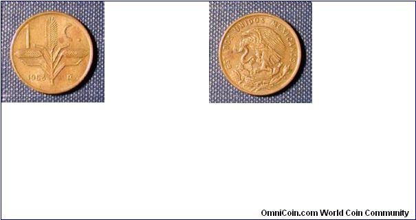 1953 Mexico 1 Cent