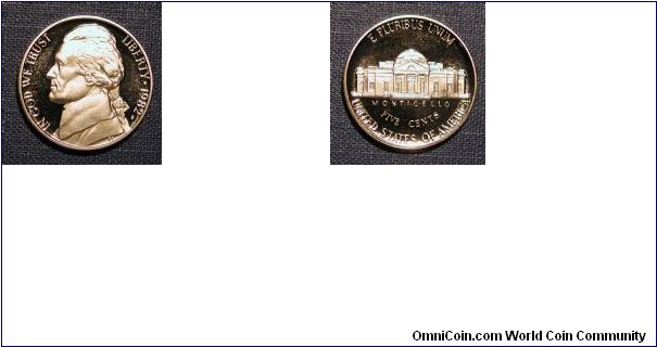 1982-S Jefferson Nickel Proof