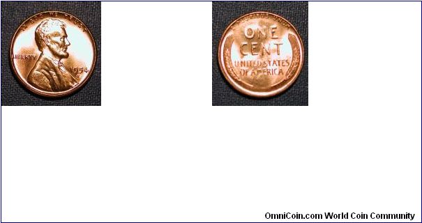 1954-S Lincoln Wheat Cent