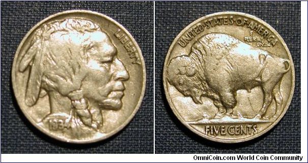 1934 Buffalo Nickel