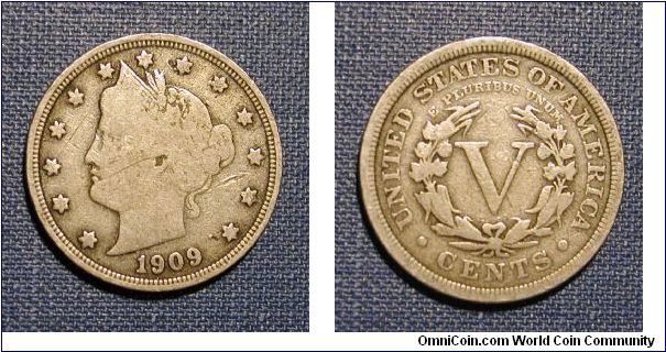 1909 Liberty V Nickel