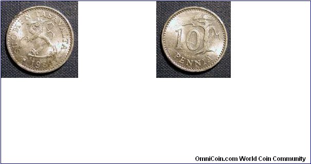 1984 Finland 10 Pennia