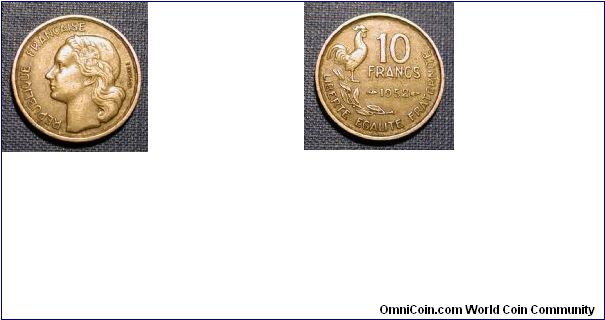 1952 France 10 Francs