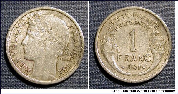 1947 France 1 Franc