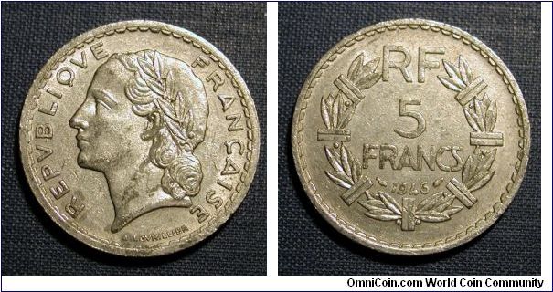 1946 France 5 Francs