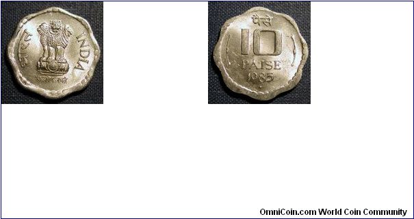 1985 India 10 Paise