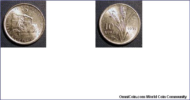 1975 Turkey 10 Kurus