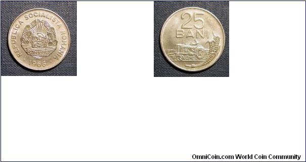 1966 Romania 25 Bani