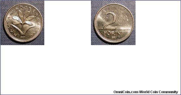 2001 Hungary 2 Forint