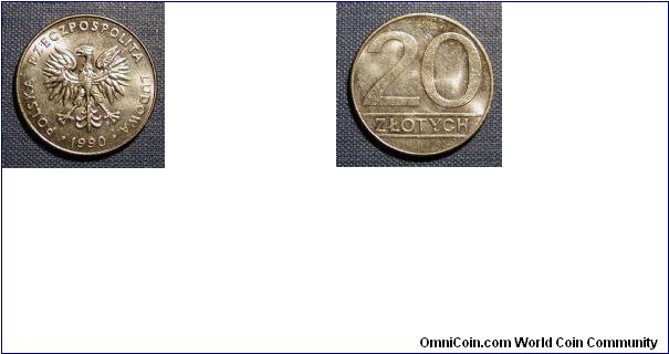 1990 Poland 20 Zloty
