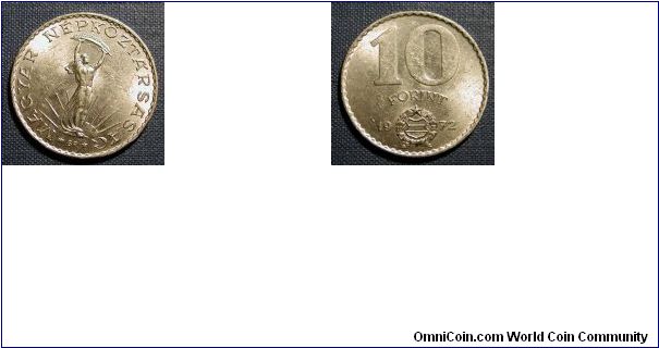 1972 Hungary 10 Forint
