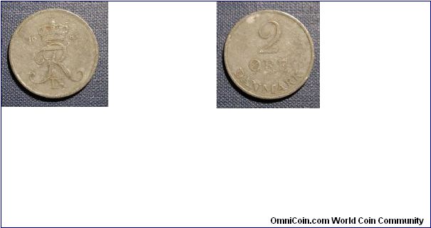 1965 Denmark 2 Ore