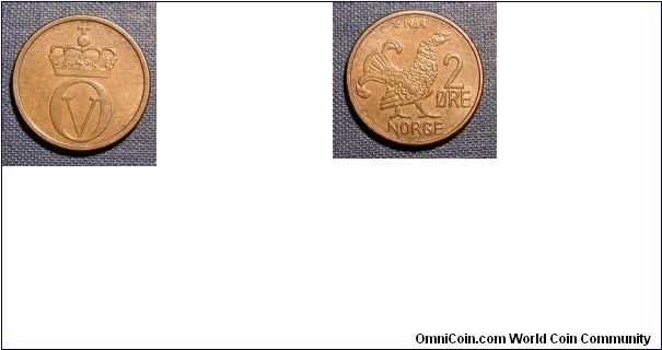 1959 Norway 2 Ore