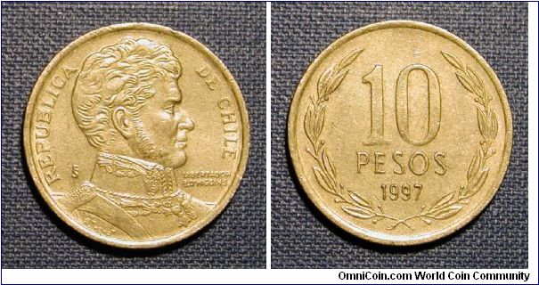 1997 Chile 10 Pesos