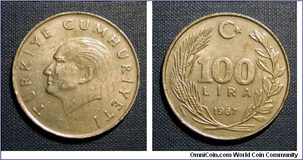 1987 Turkey 100 Lira