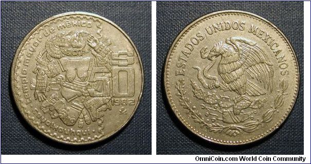 1982 Mexico 50 Pesos