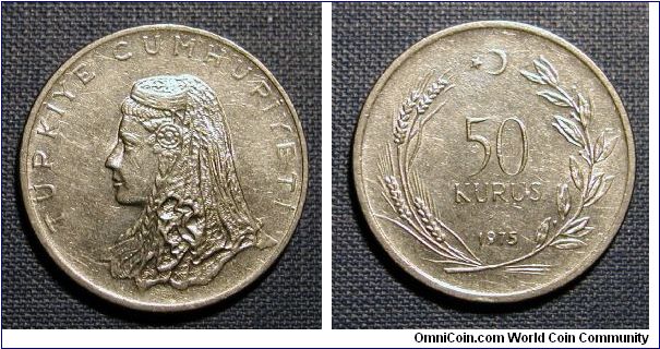 1975 Turkey 50 Kurus