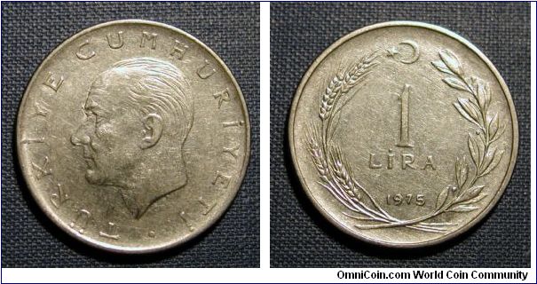 1975 Turkey 1 Lira